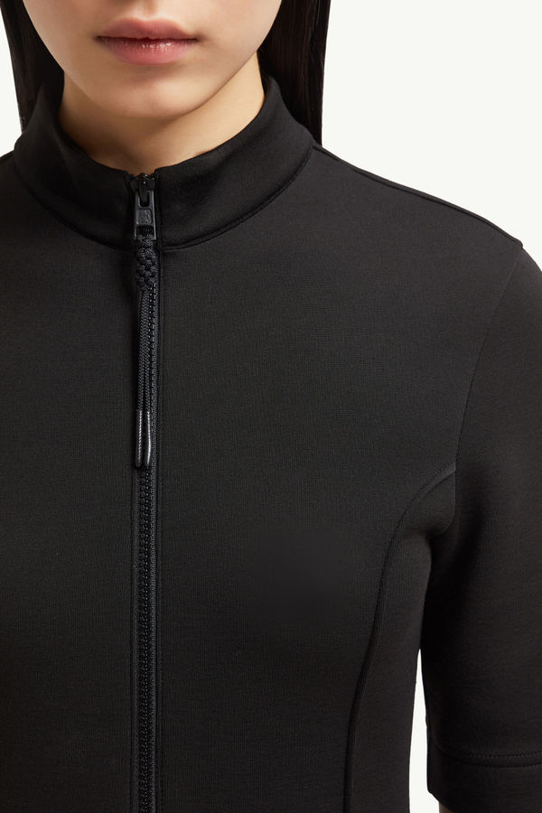 Year of the Snake Minikleid aus Neopren mit Aufnäher Damen Schwarz Moncler 5