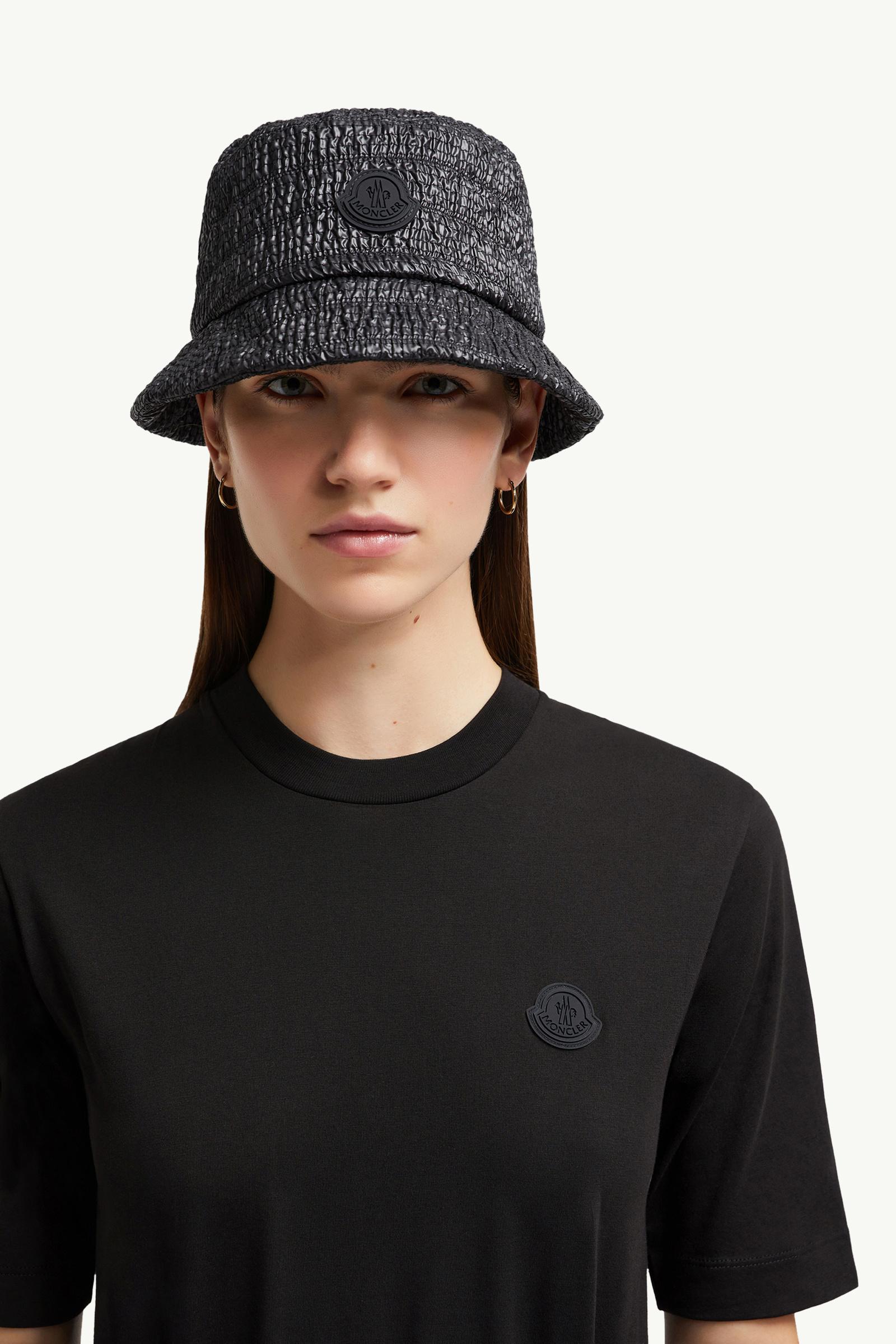 Pleated Cotton Midi Dress Women Black Moncler 1