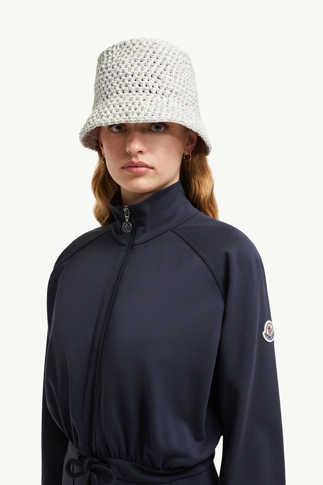 집업 미니 드레스 여성 네이비 블루 Moncler 1