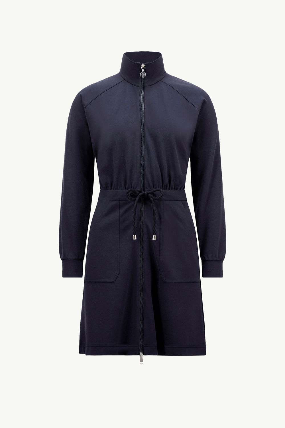 Zip-Up Mini Dress Women Navy Blue Moncler 2
