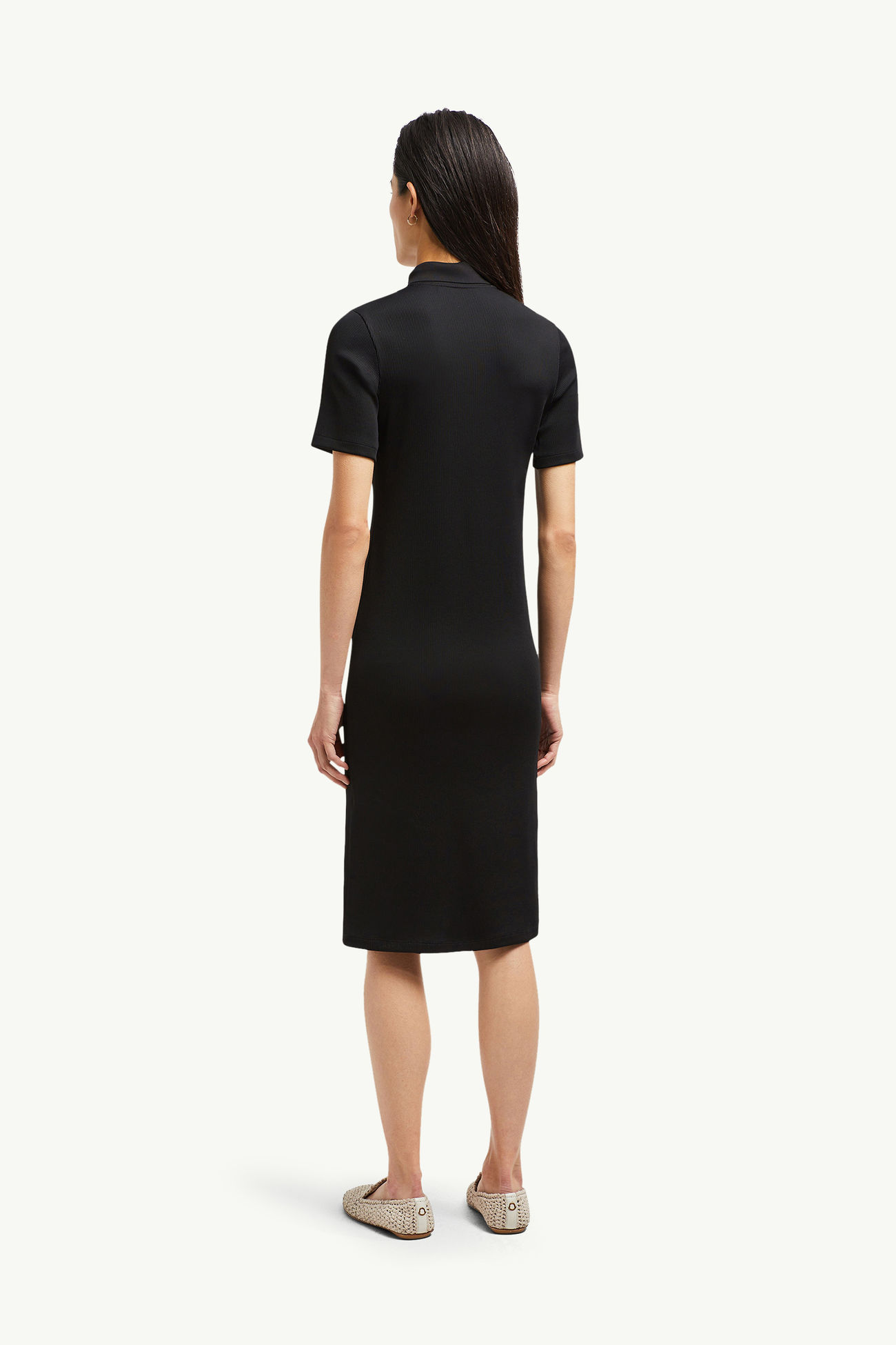 Midi-Polokleid Damen Schwarz Moncler 4