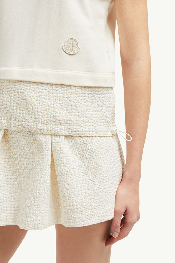 Embroidered Tank Top Women White Moncler 5