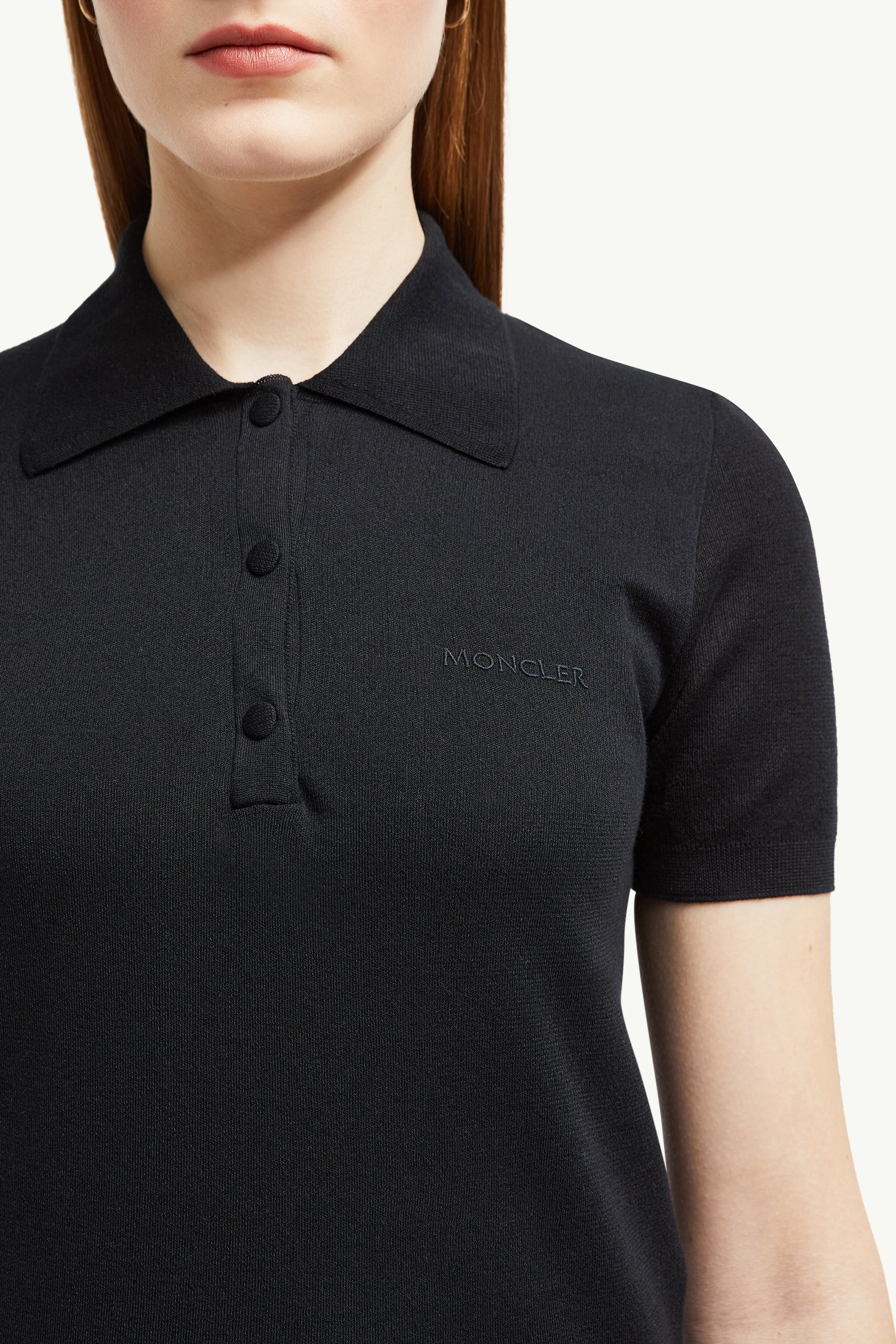 ブラック ポロシャツ : トップ＆Tシャツ 向けの レディース