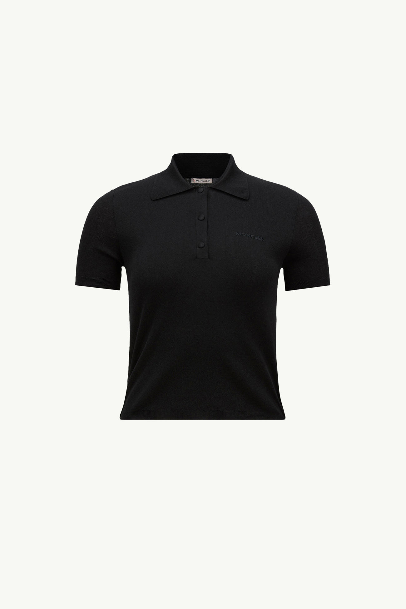 女士刺绣标识棉质Polo衫 女士 黑色 Moncler 2