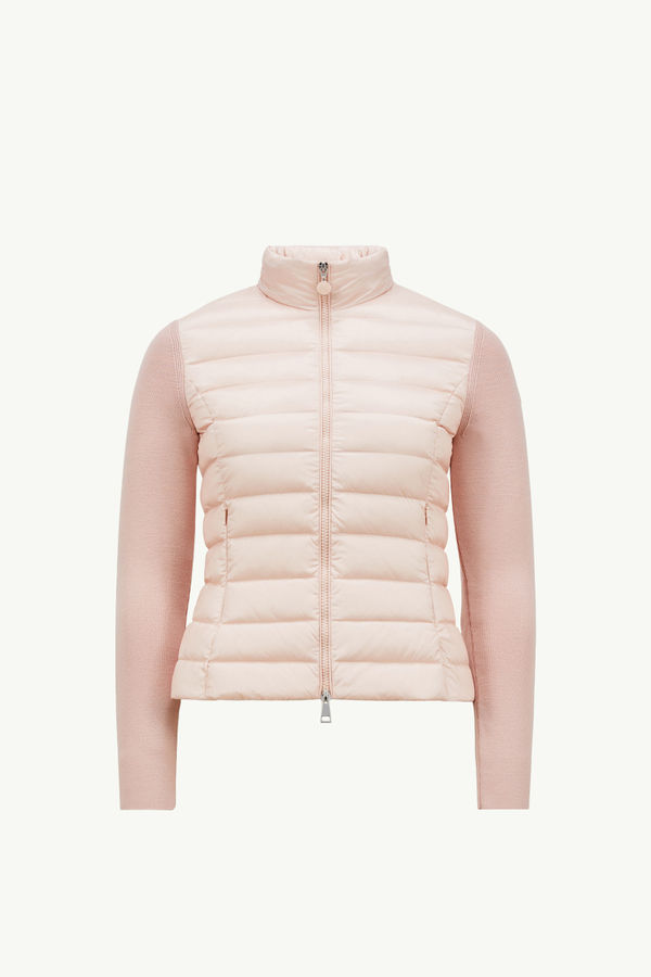 女士加衬羊毛拉链开衫 女士 粉红色 Moncler 2