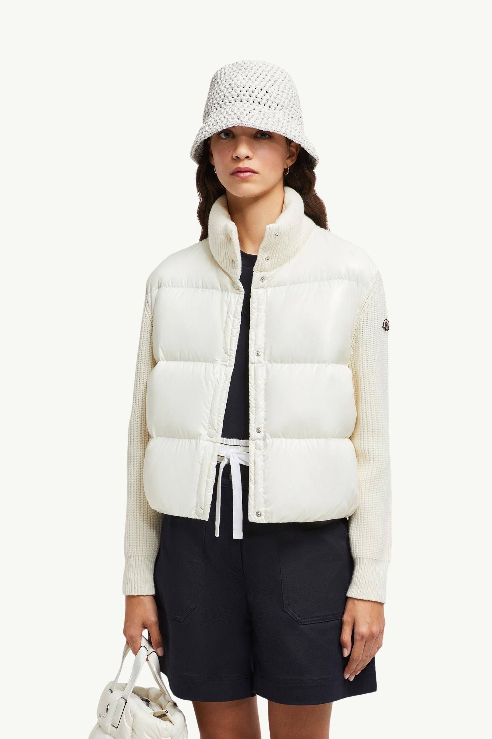 モンクレール MONCLER MAGLIA CARDIGANフード付 白 XL MONCLER 【並行輸入品】モンクレール ウールカーディガン