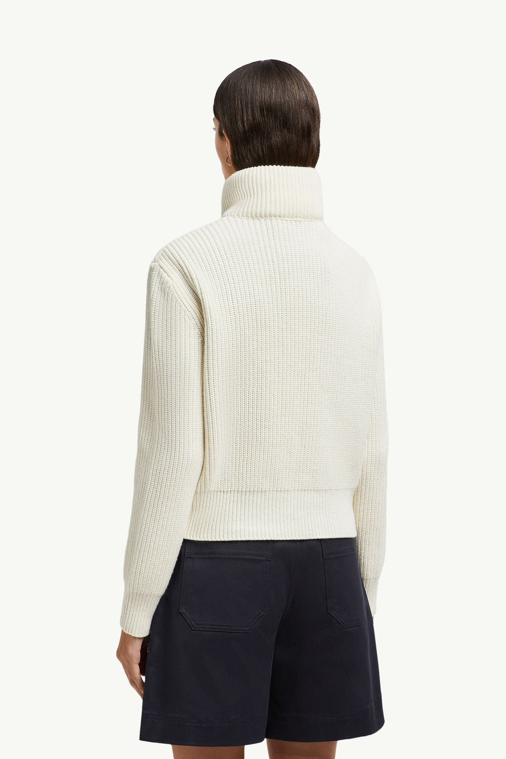 Padded Wool Cardigan Women White Moncler 4