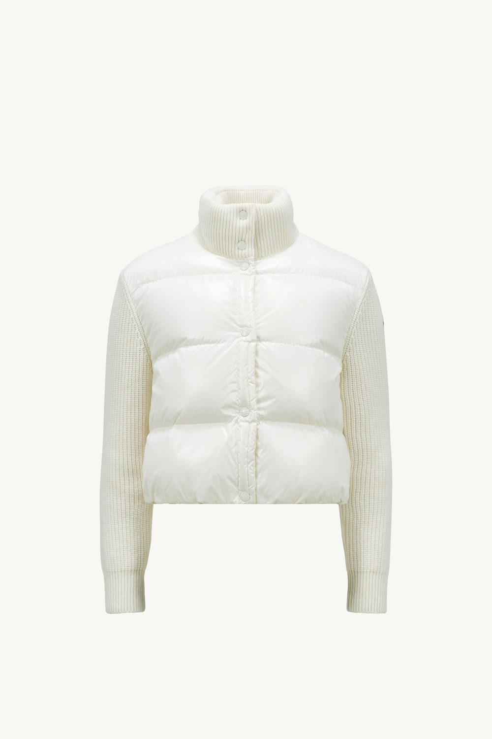 Padded Wool Cardigan Women White Moncler 2
