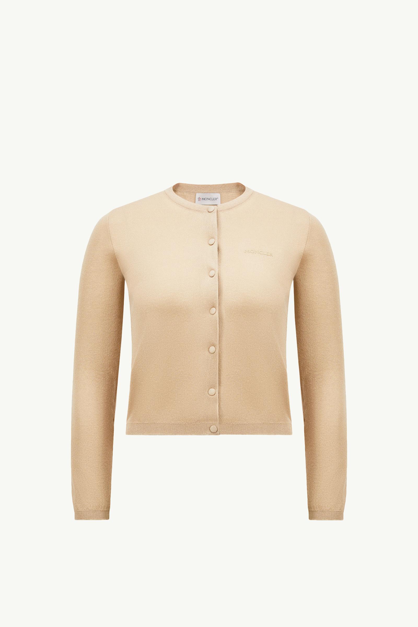 Embroidered Logo Cotton Cardigan_findInBoutique_image