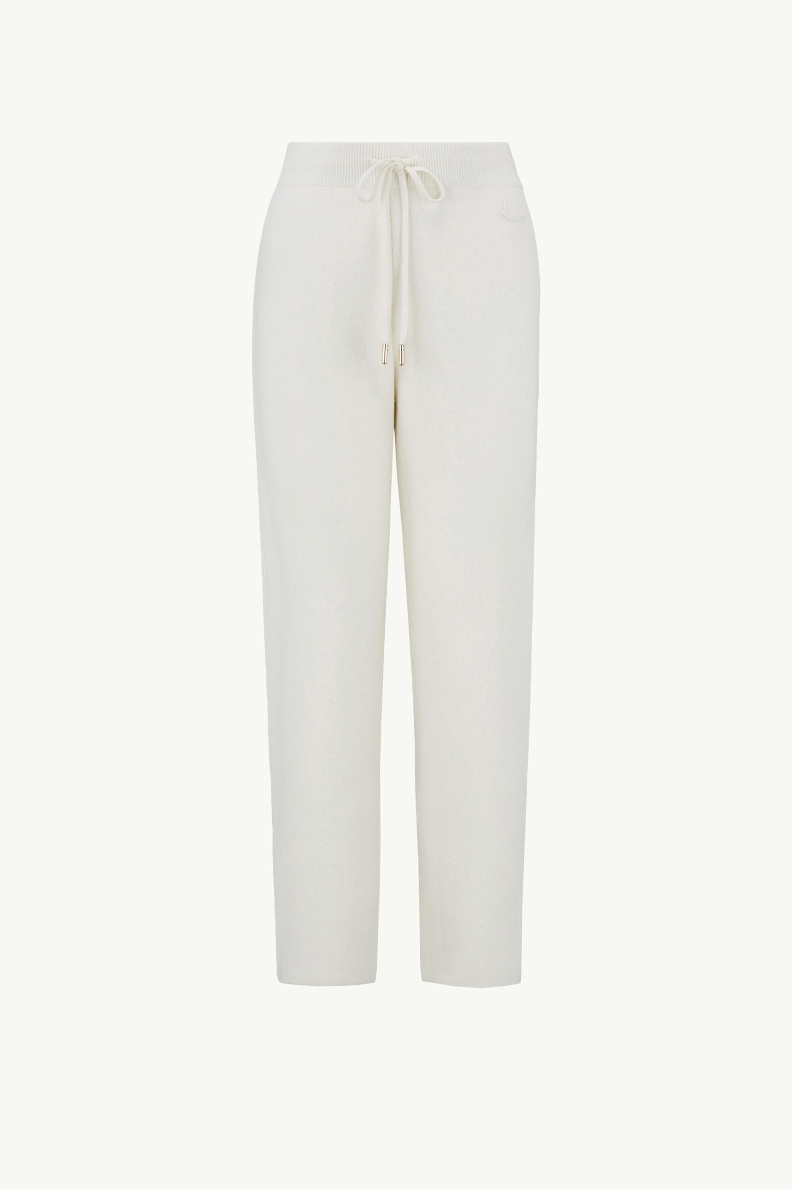 Wool & Cashmere Jogging Trousers Women White Moncler 2