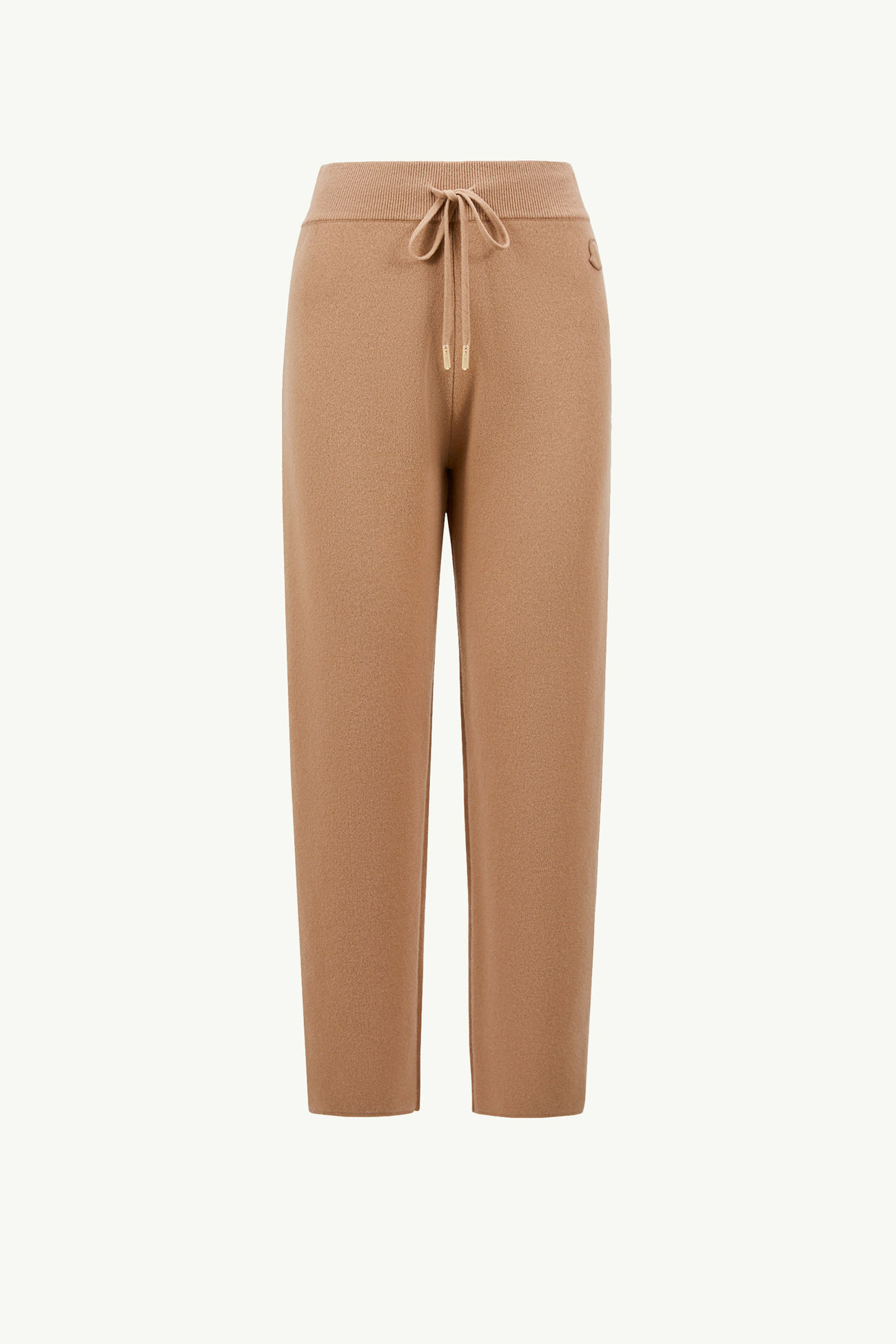 Wool & Cashmere Jogging Trousers Women Camel Beige Moncler 2
