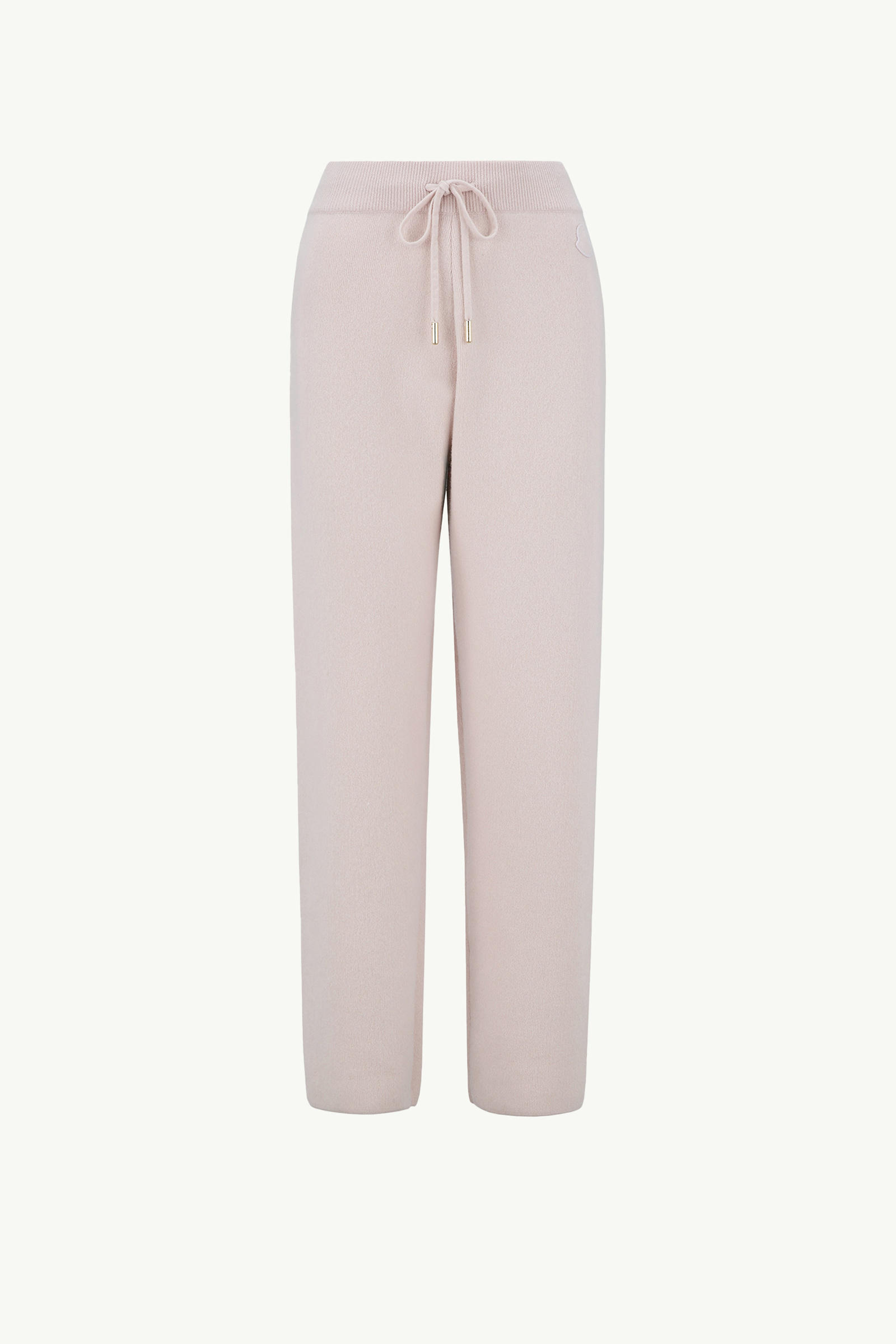 Wool & Cashmere Jogging Trousers Women Light Pink Moncler 2