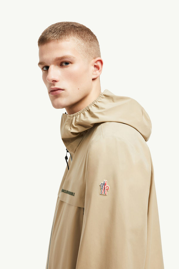 Shipton Hooded Shell Jacket Men Beige Moncler 1