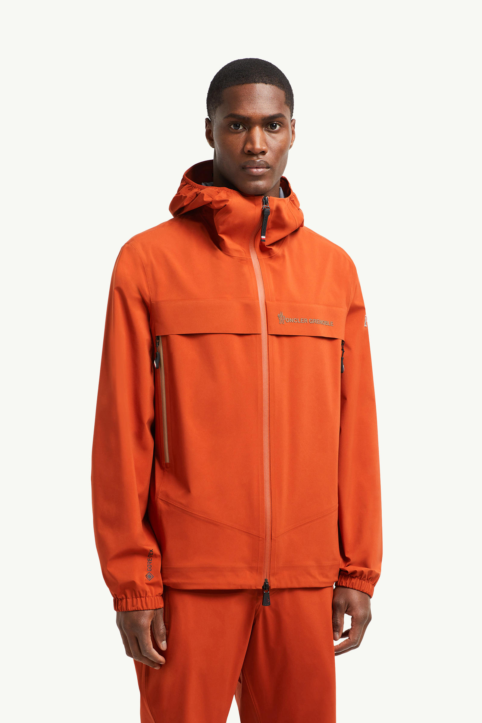 Veste à capuche imperméable Shipton Hommes Orange Moncler 3