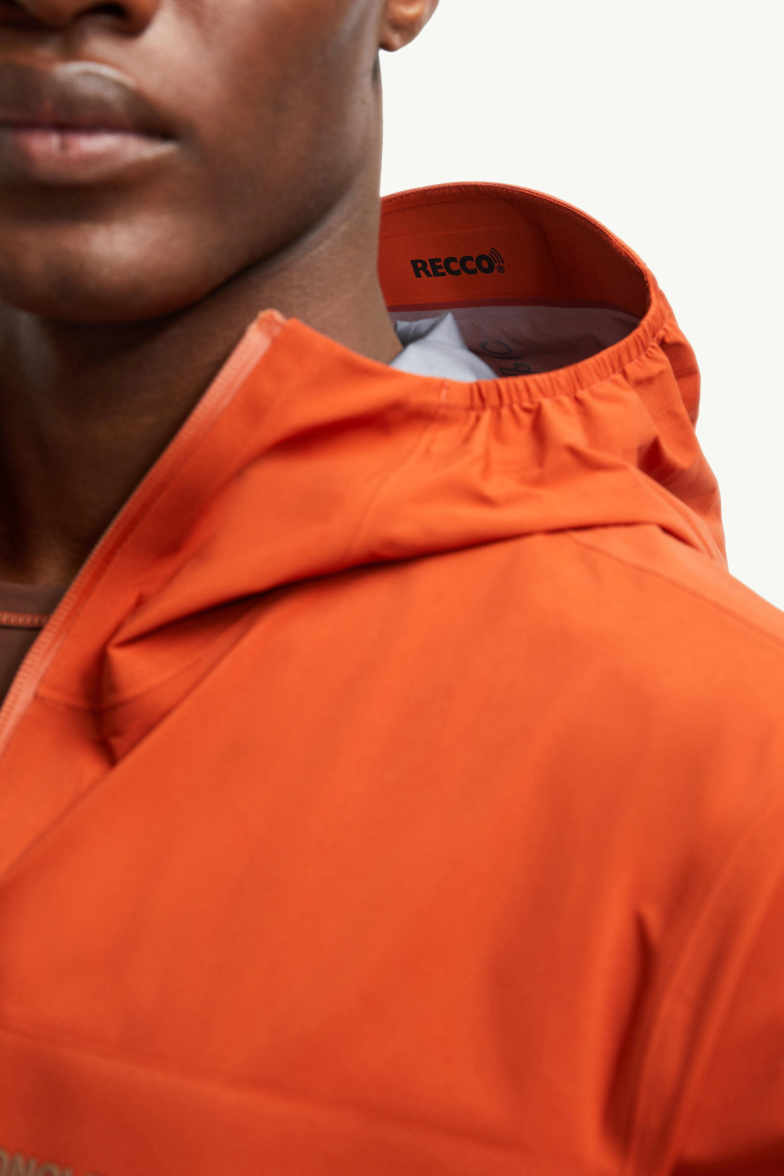 Shipton Hooded Shell Jacket Men Orange Moncler 6
