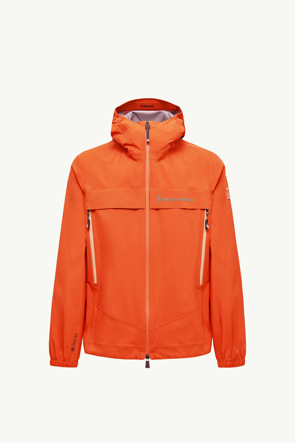 Shipton Hooded Shell Jacket Men Orange Moncler 2