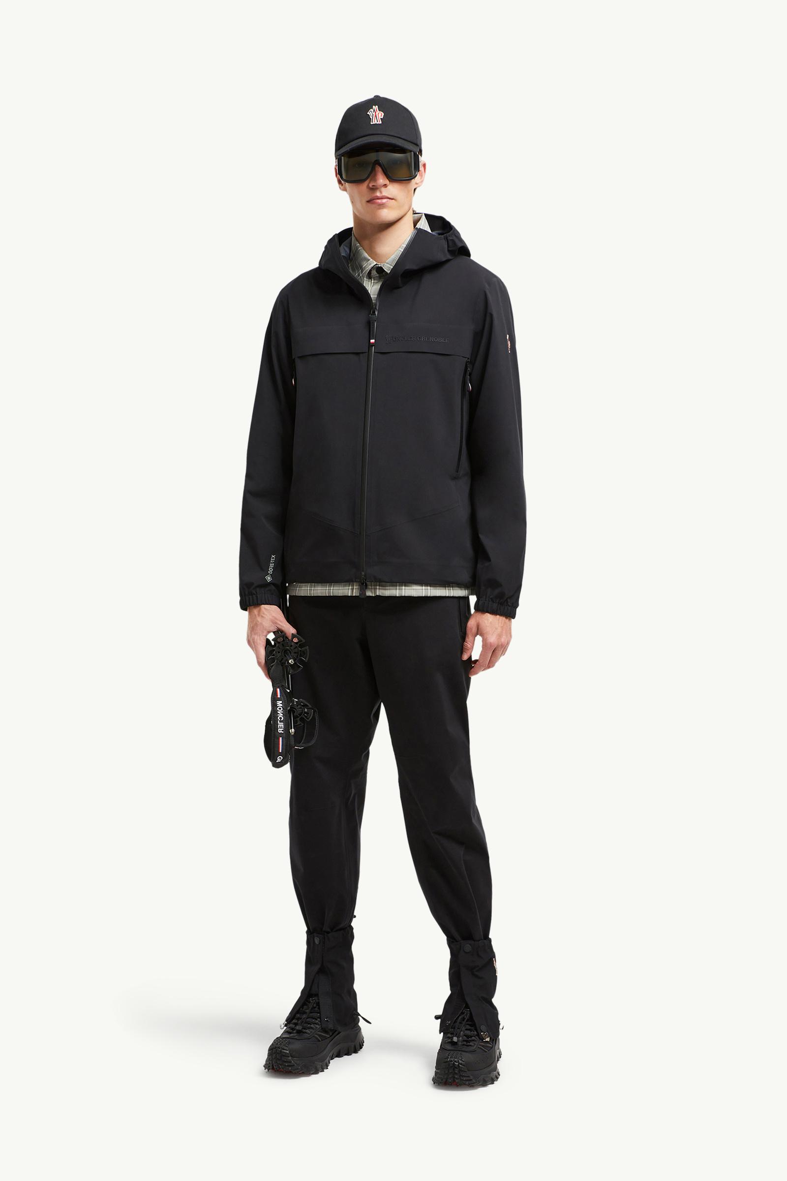 Black Shipton Hooded Shell Jacket - Windbreakers & Raincoats for
