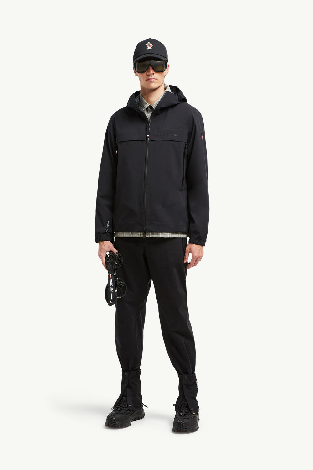 Shipton Hooded Shell Jacket Men Black Moncler 0
