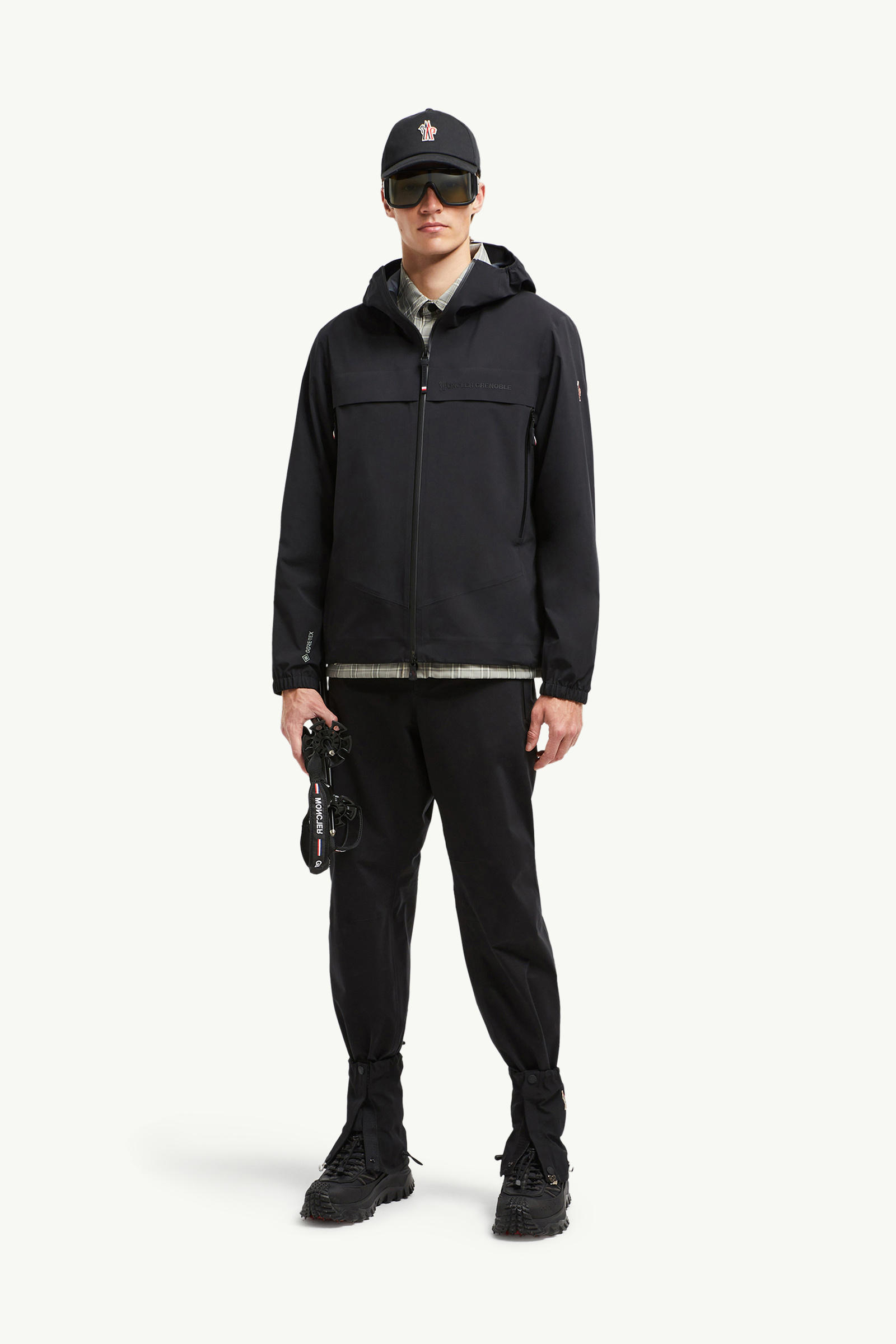 Shipton Hooded Shell Jacket Men Black Moncler 0