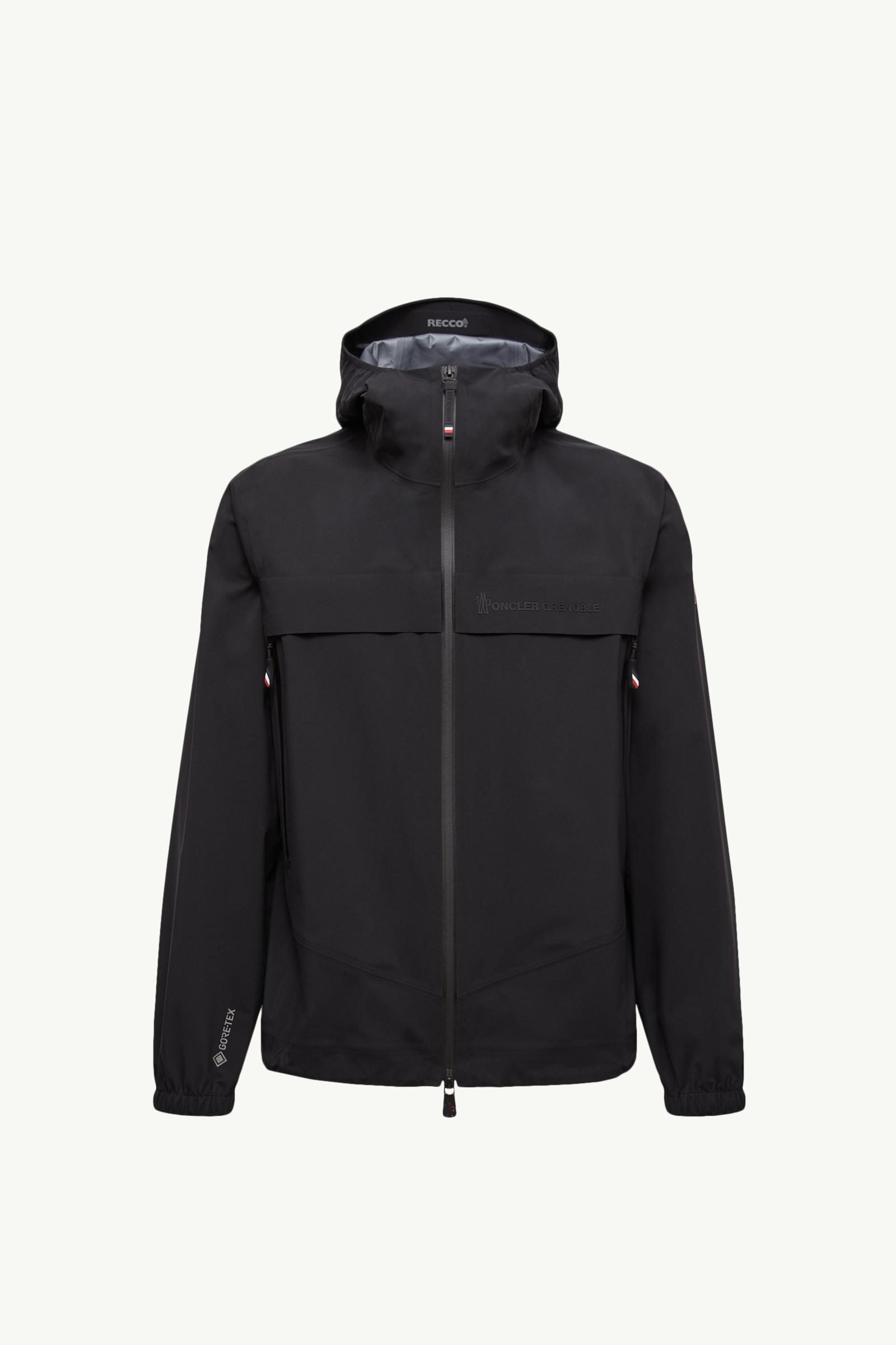 Black Shipton Hooded Shell Jacket - Windbreakers & Raincoats for