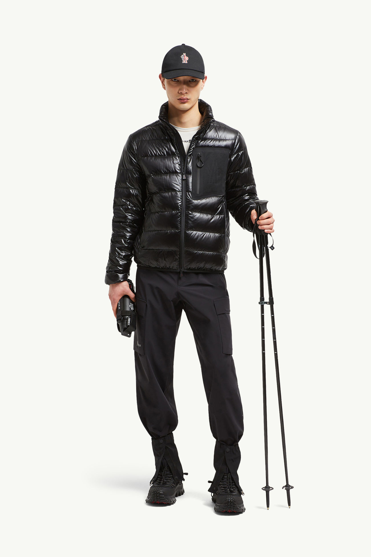 Doudoune courte Fraser repliable Hommes Noir Moncler 0