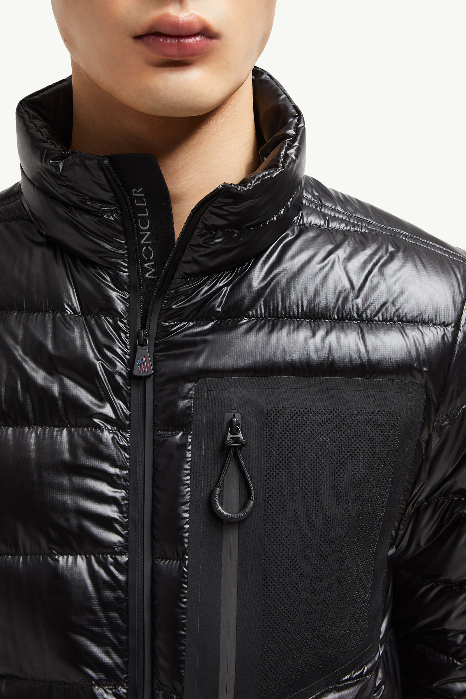 Fraser Packable Short Down Jacket Men Black Moncler 5