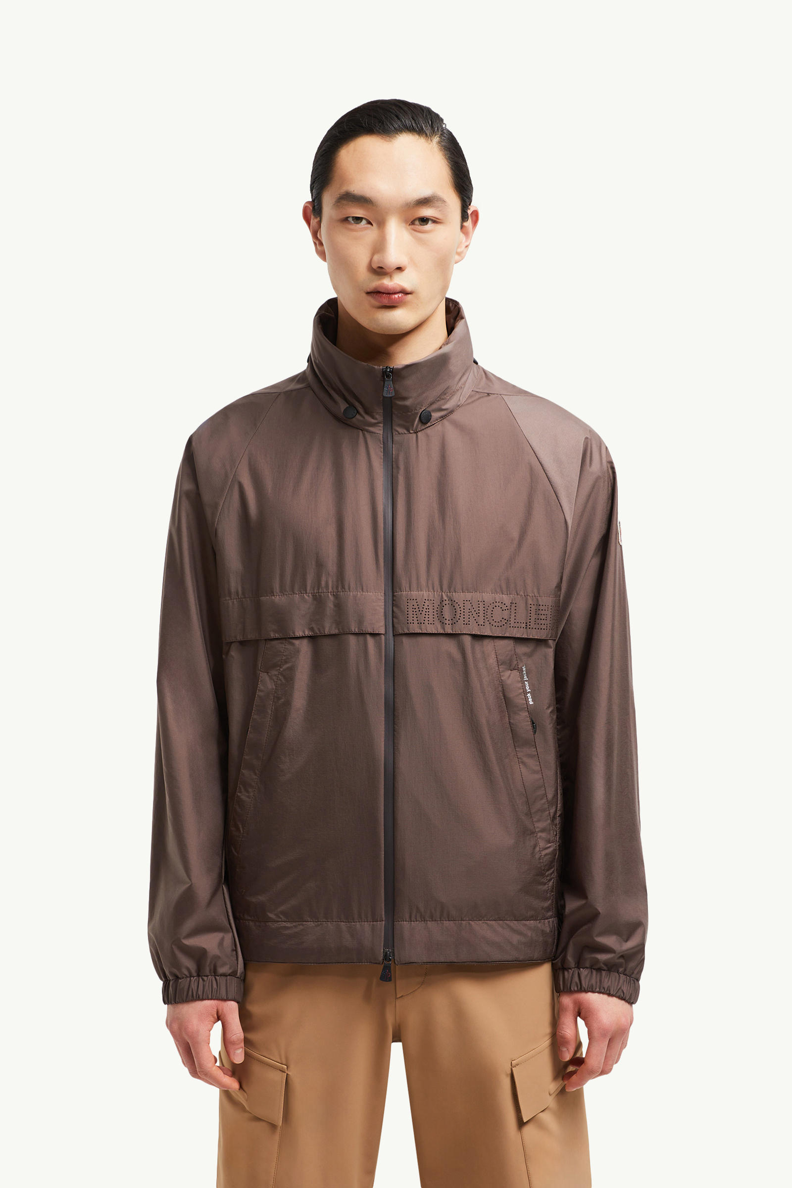 Negara可折叠连帽夹克外套 男士 棕色 Moncler 3