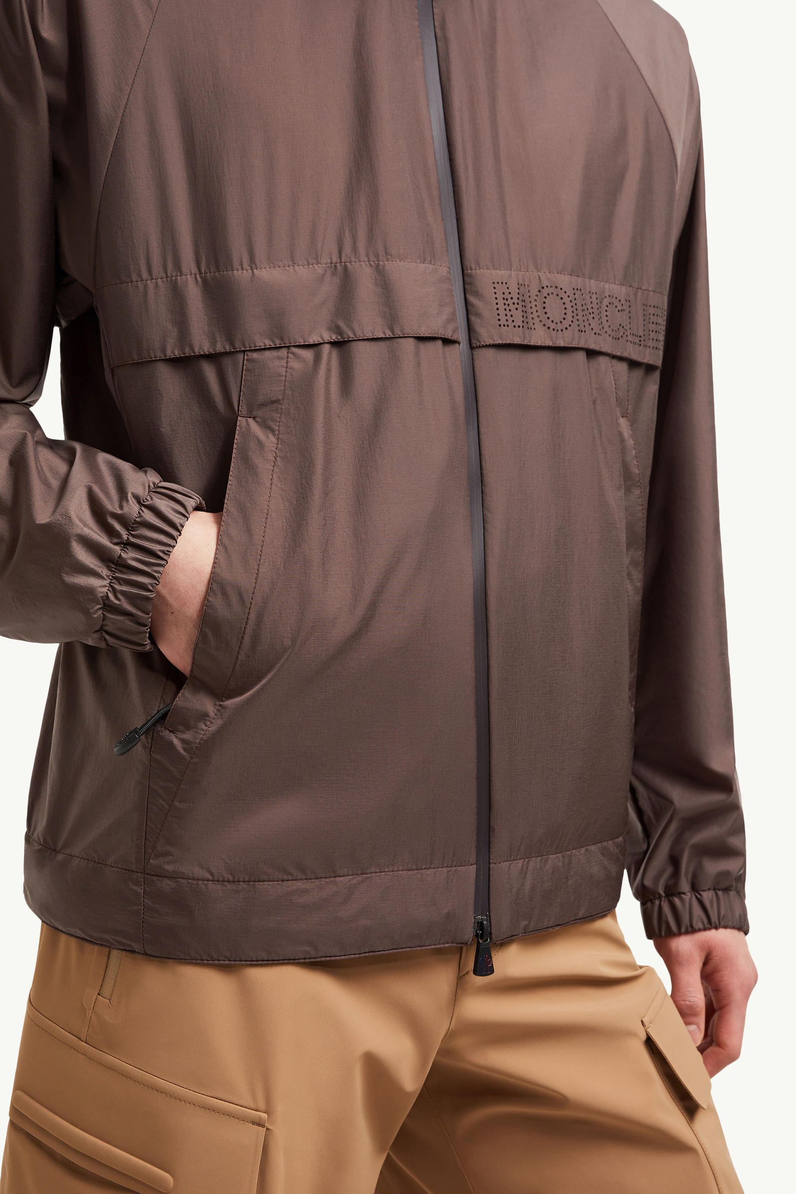 Negara verstaubare Windjacke mit Kapuze Herren Braun Moncler 5