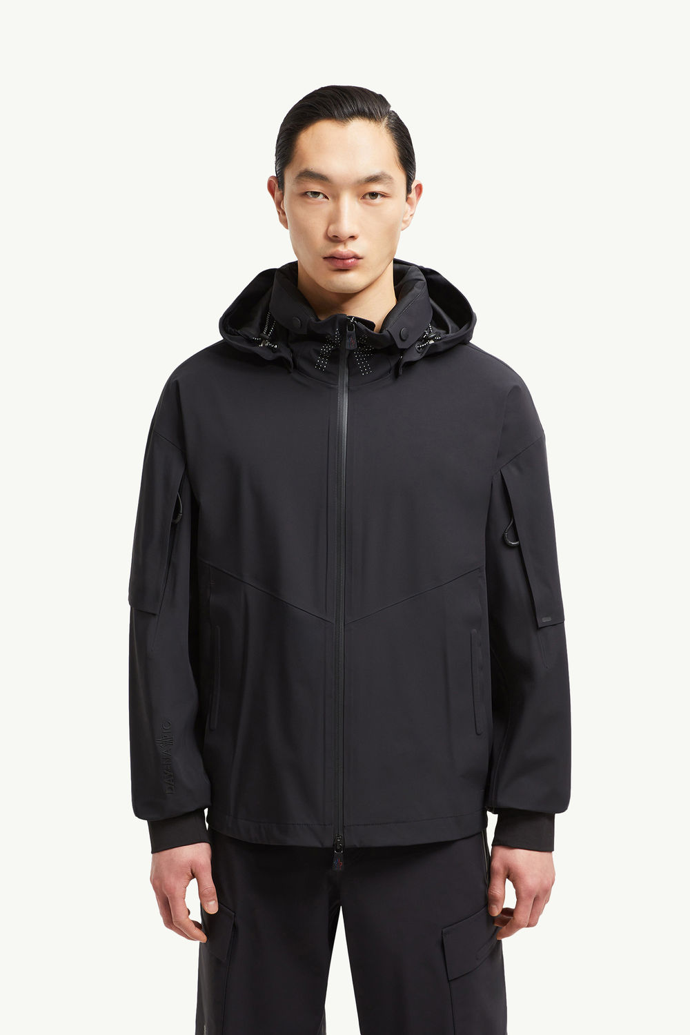 Tesso Hooded Shell Jacket Men Black Moncler 3