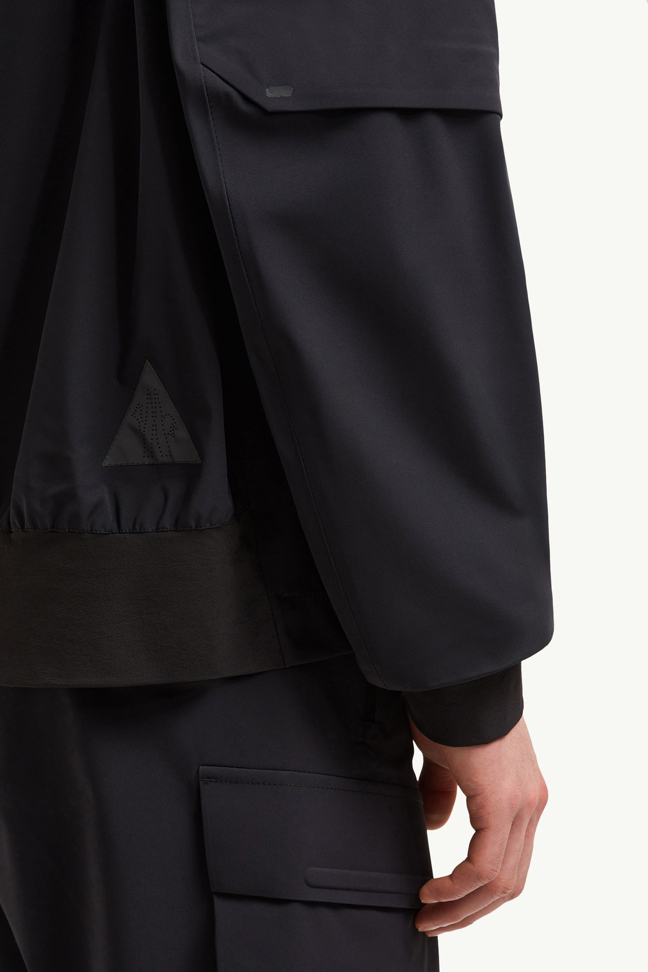 Tesso Shell-Jacke mit Kapuze Herren Schwarz Moncler 7