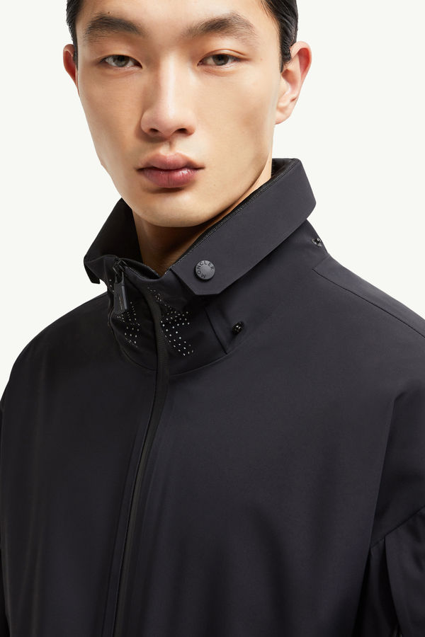 Veste à capuche imperméable Tesso Hommes Noir Moncler 8