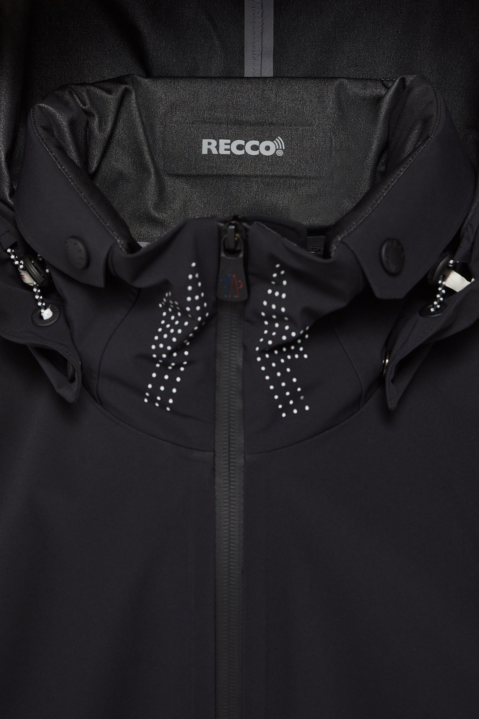 Tesso Hooded Shell Jacket Men Black Moncler 9