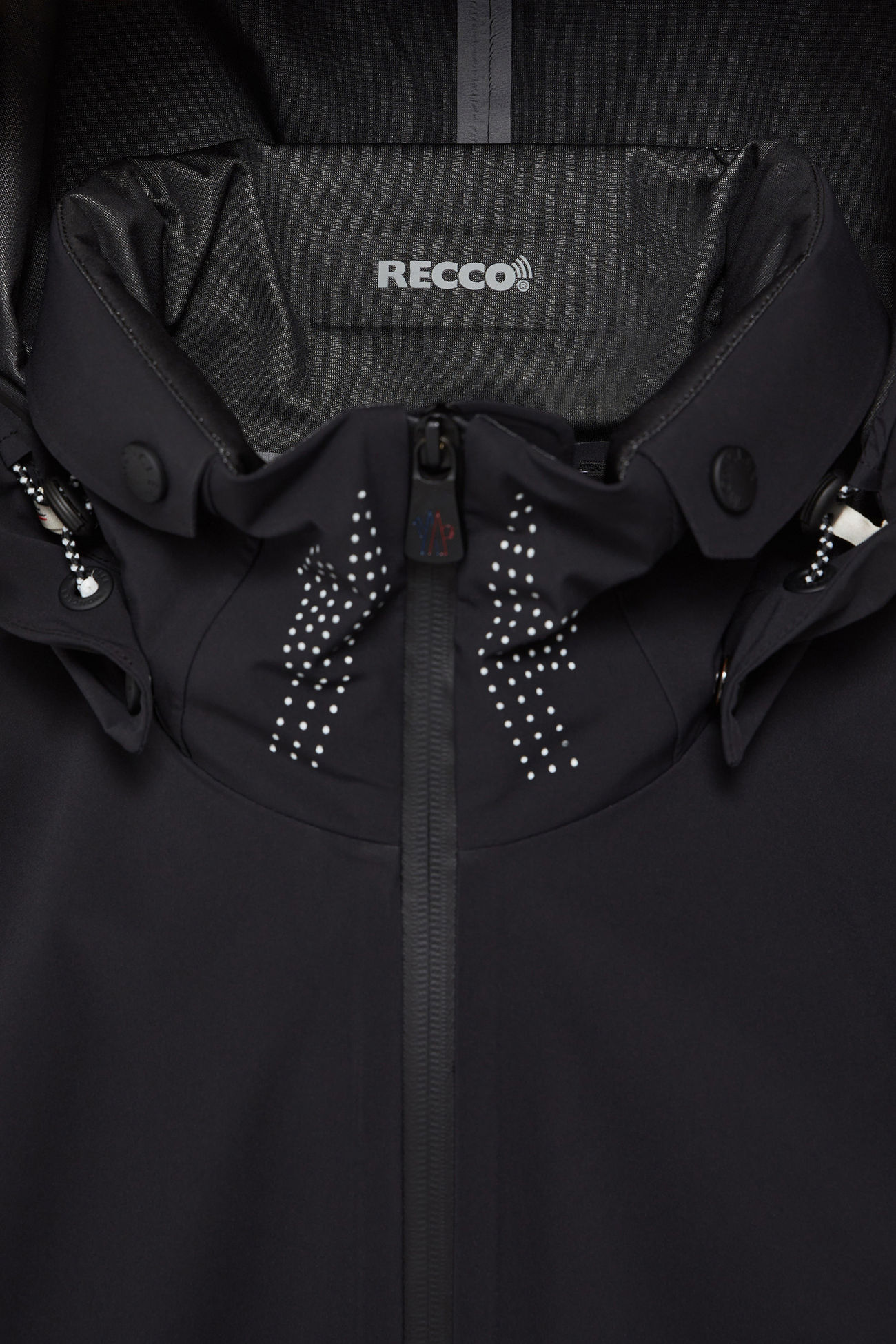 Tesso男士连帽防护夹克外套 男士 黑色 Moncler 9