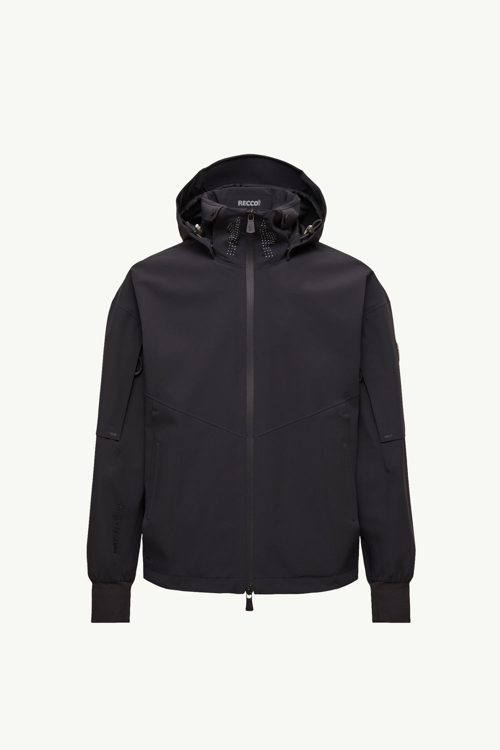 Tesso Hooded Shell Jacket Men Black Moncler 2