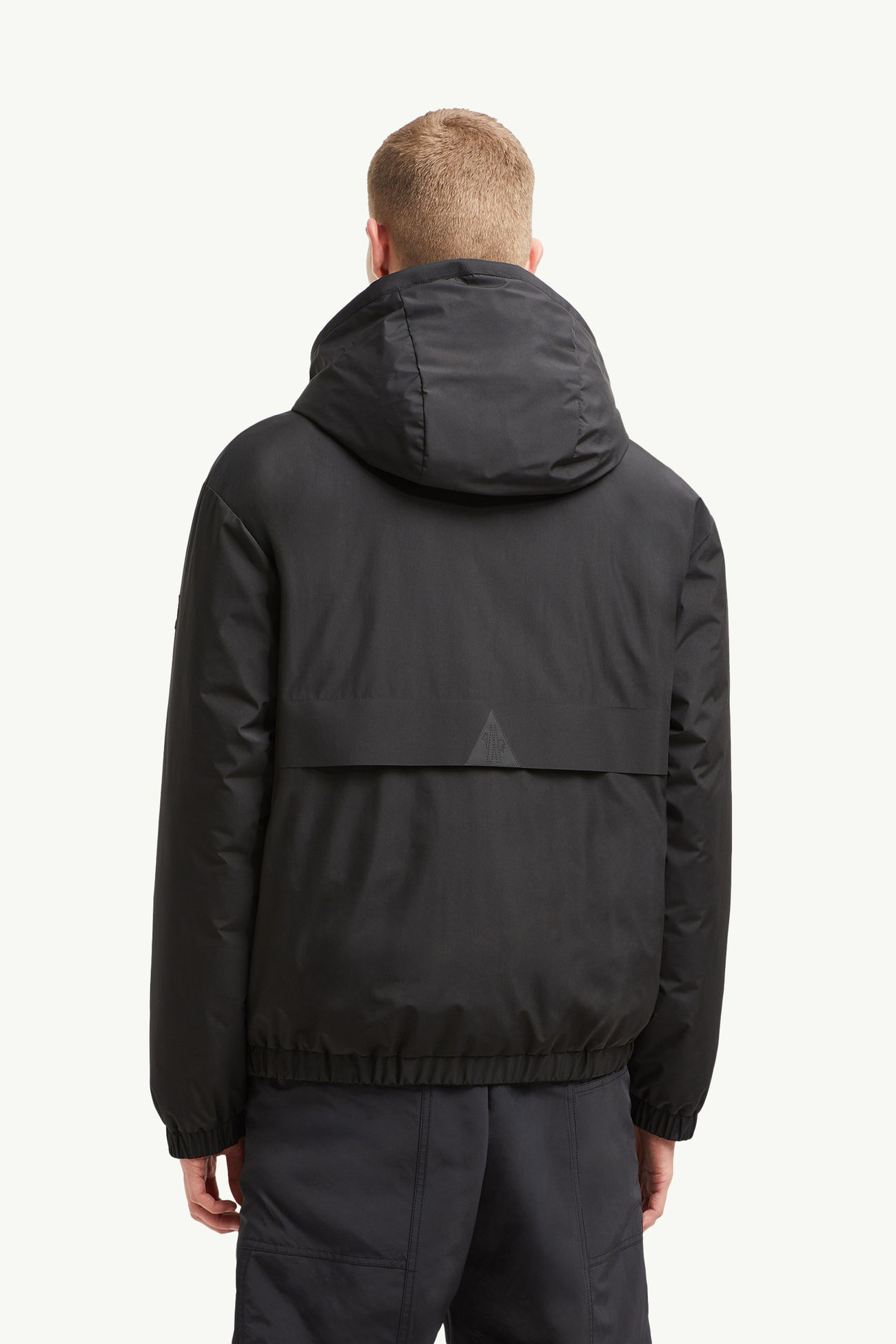 Bergun kurze wendbare Daunenjacke Herren Schwarz Moncler 4