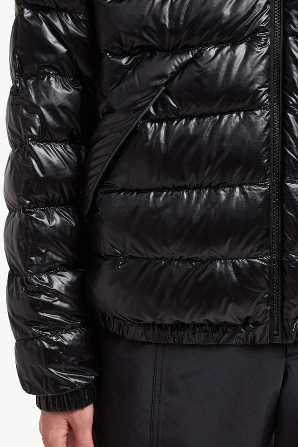 Bergun Reversible Short Down Jacket Men Black Moncler 7