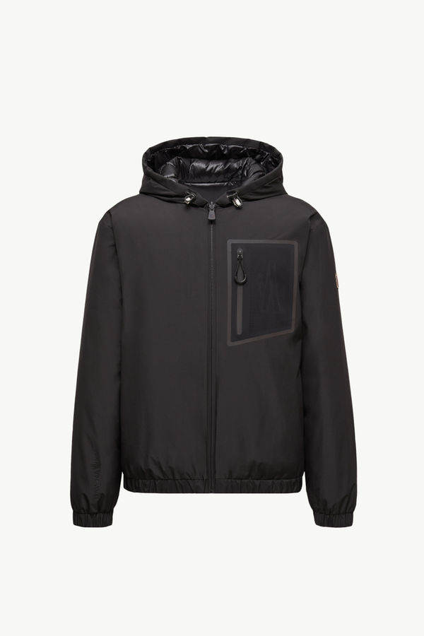 Bergun Reversible Short Down Jacket Men Black Moncler 2