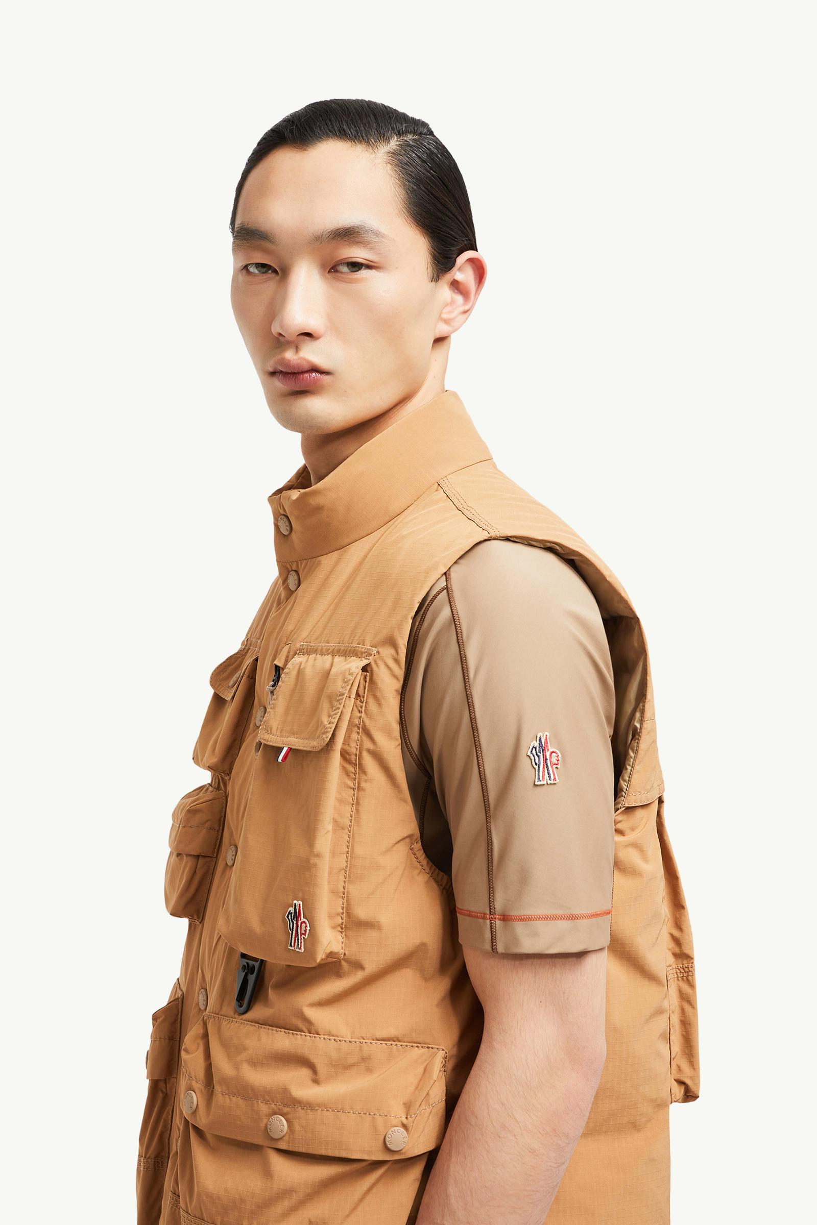 Tongass Down Field Gilet Men Light Brown Moncler 1