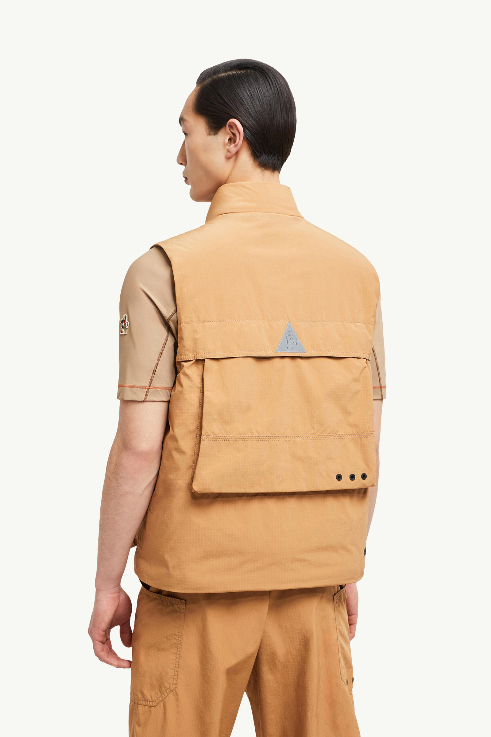 Tongass Down Field Gilet Men Light Brown Moncler 4