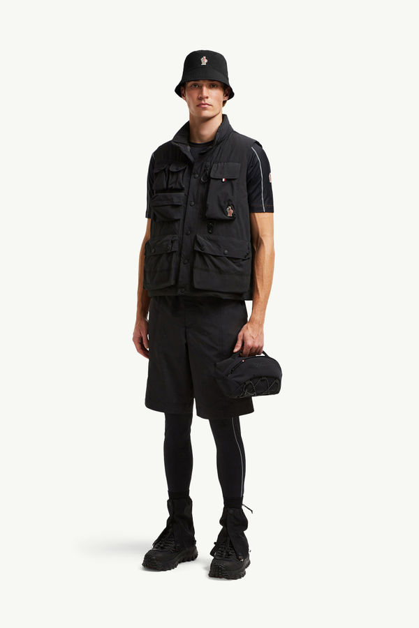 Doudoune utilitaire sans manches Tongass Hommes Noir Moncler 0