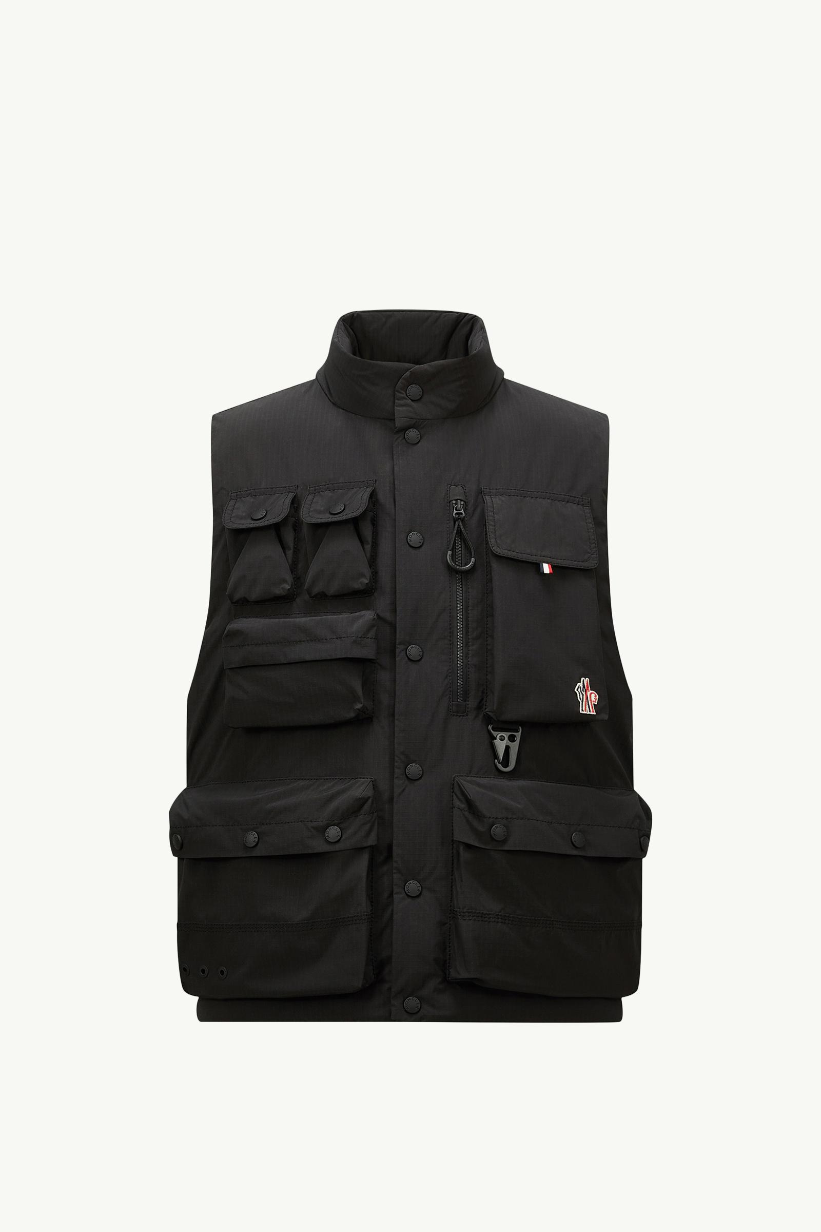 Black Tongass Down Field Gilet - Vests for Men | Moncler IT