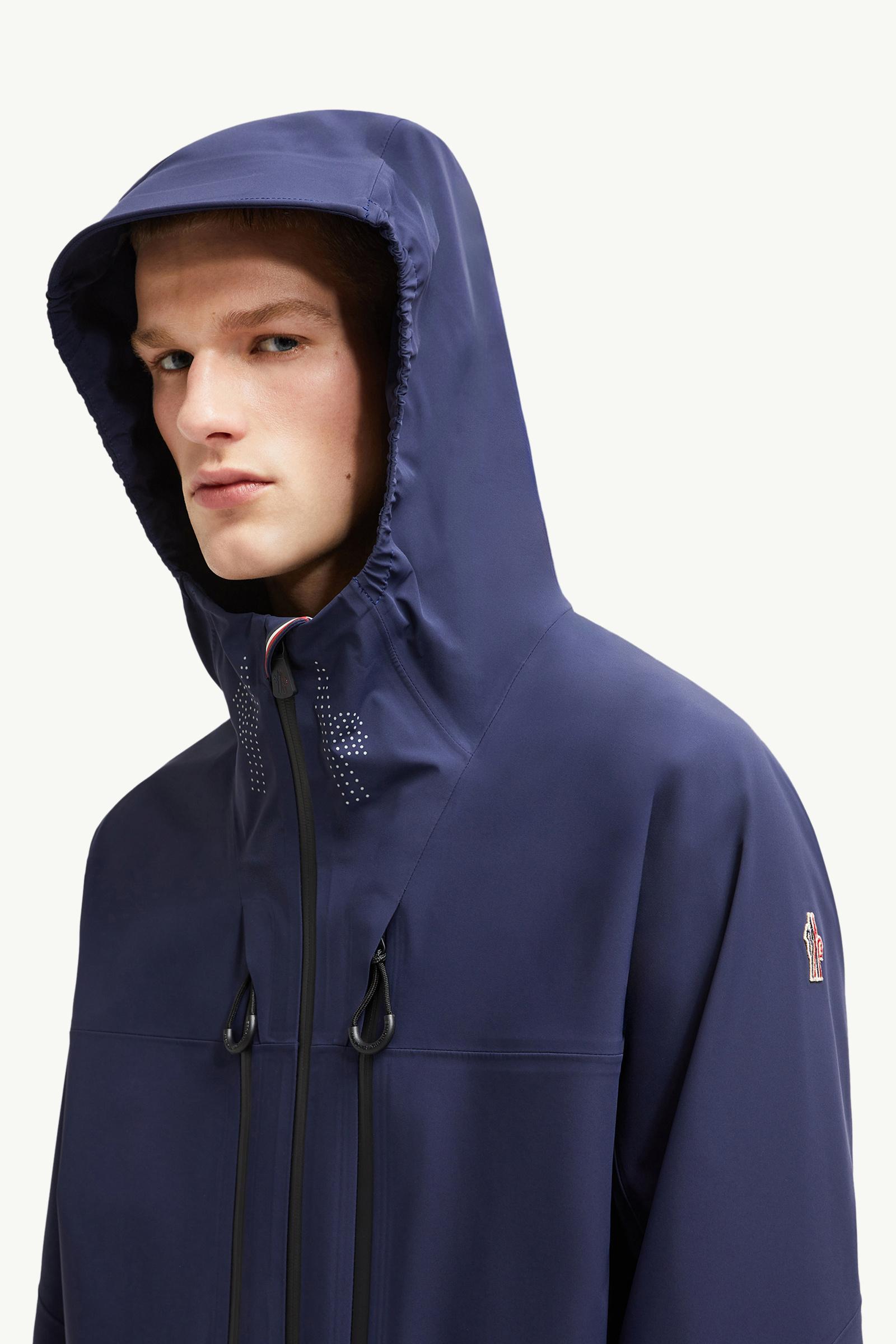 Orden Hooded Shell Jacket Men Night Blue Moncler 1