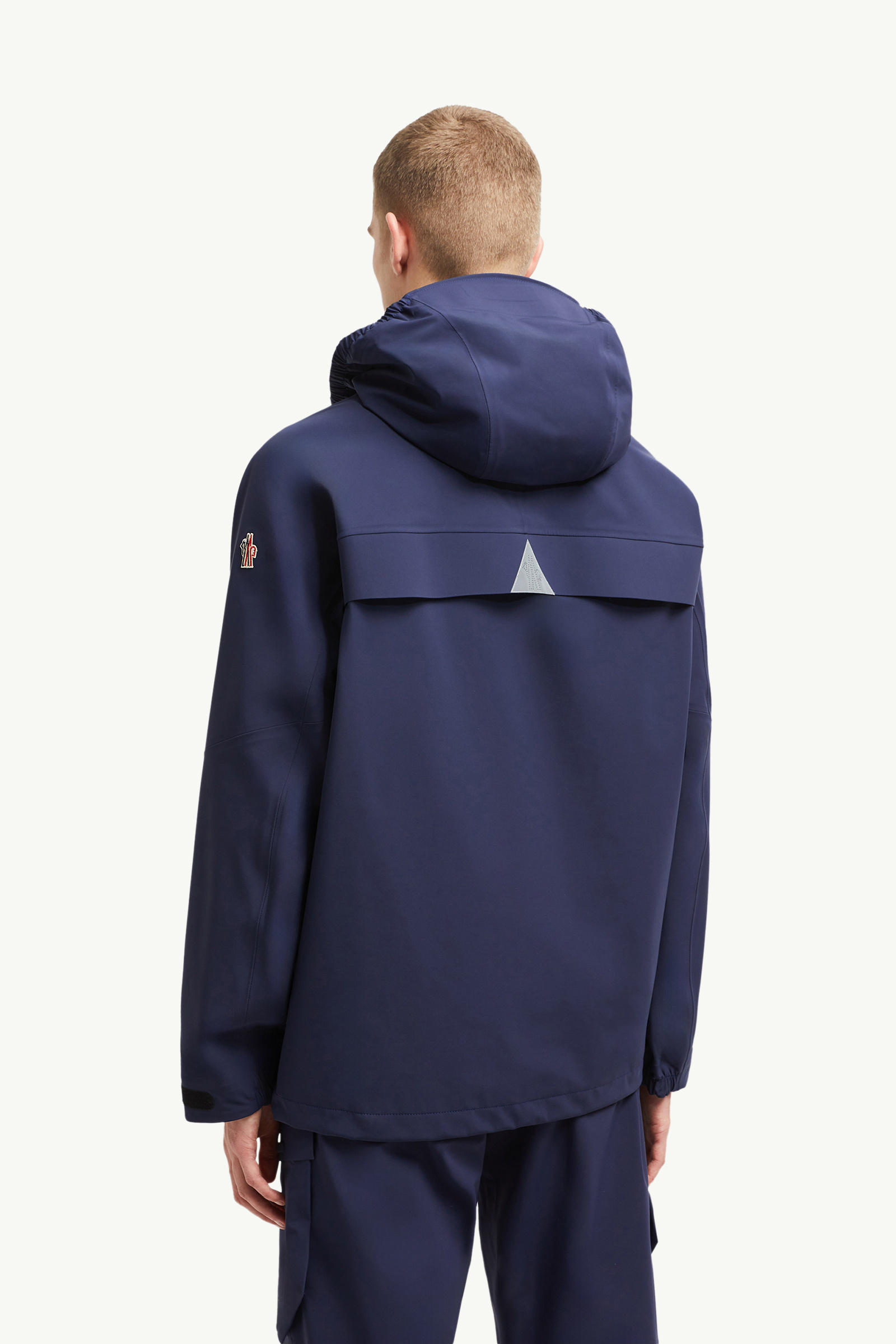 Orden Hooded Shell Jacket Men Night Blue Moncler 4