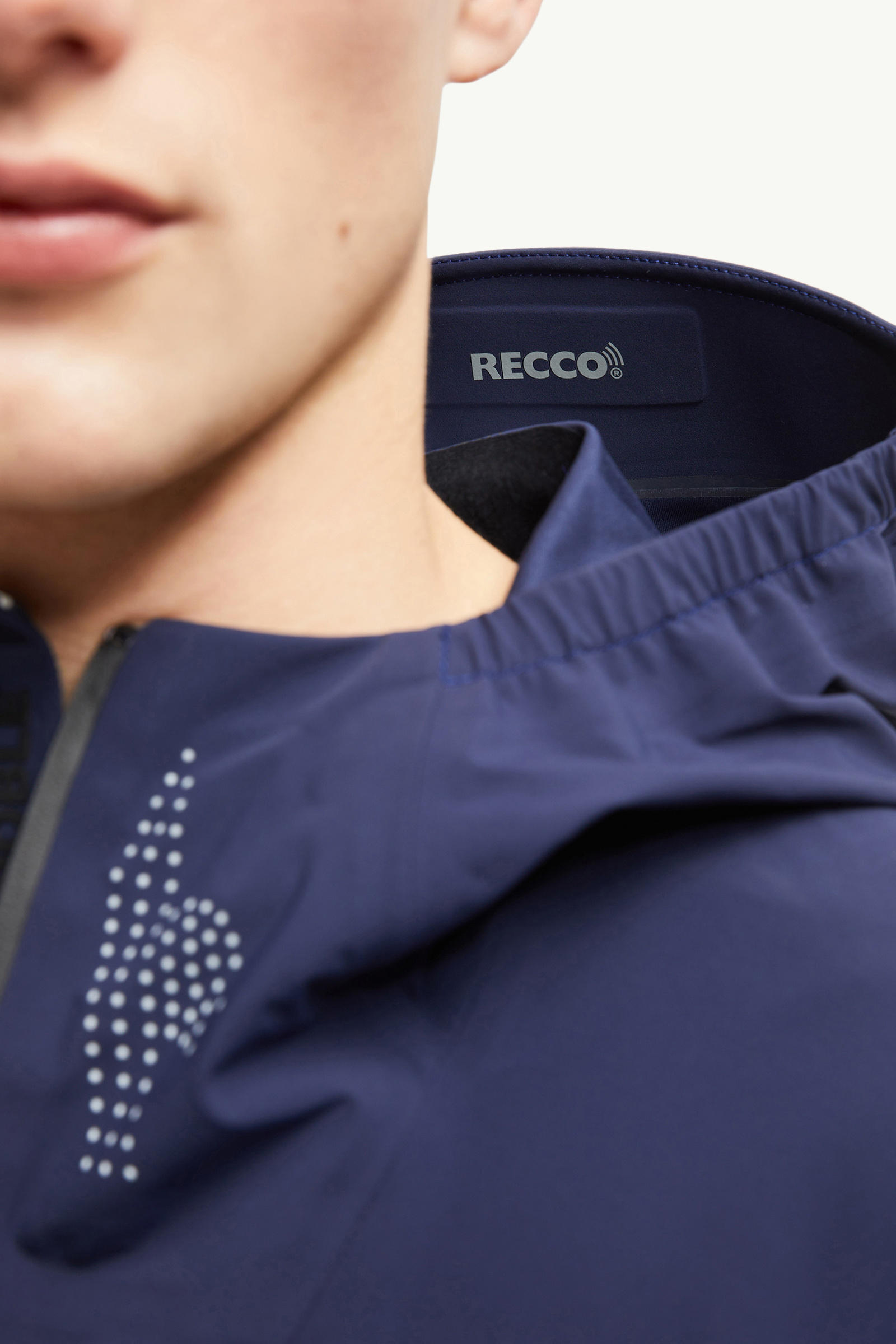 Orden Hooded Shell Jacket Men Night Blue Moncler 7
