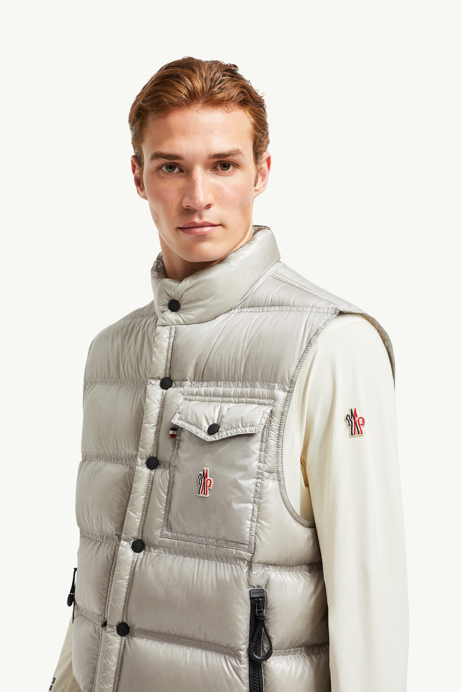Nantu Down Gilet Men Light Gray Moncler 1