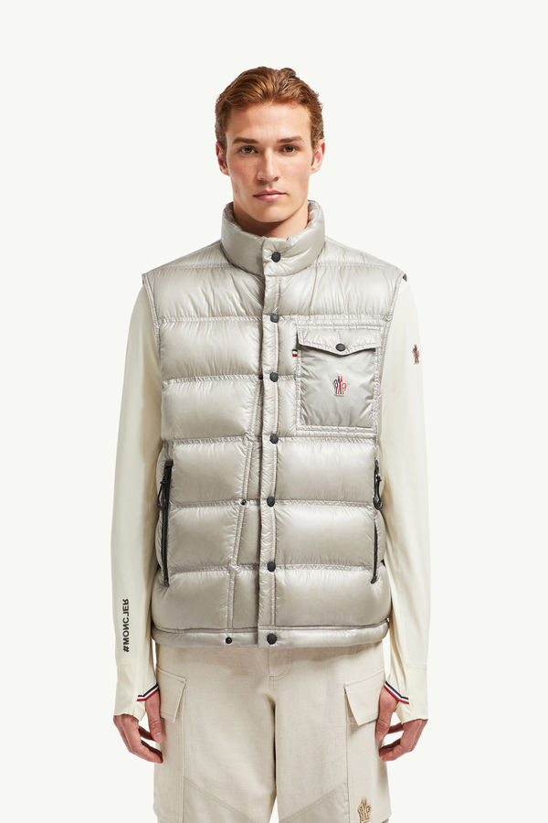 Nantu Down Gilet Men Light Gray Moncler 3