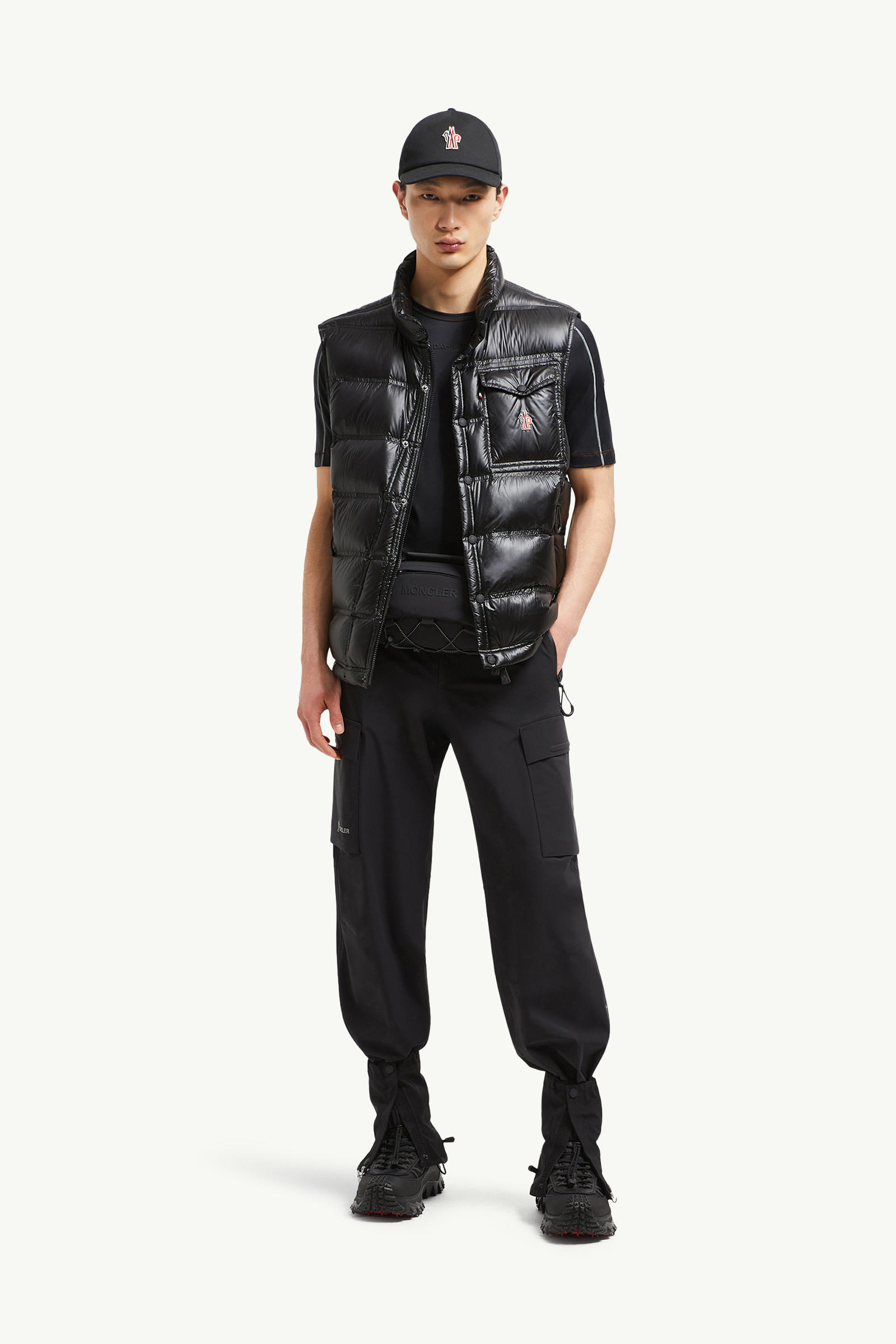 Nantu Daunenweste Herren Schwarz Moncler 0