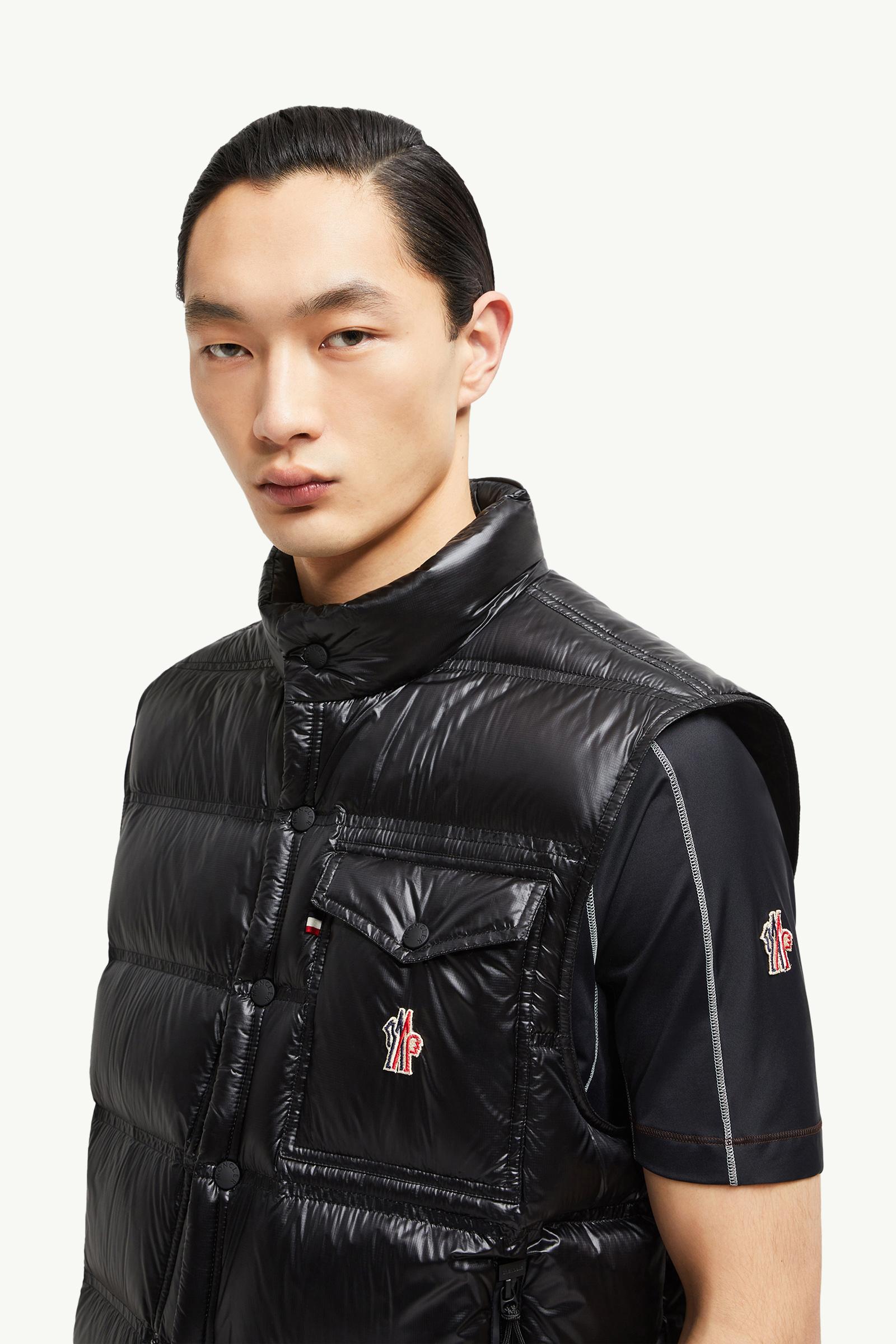 Nantu Daunenweste Herren Schwarz Moncler 1