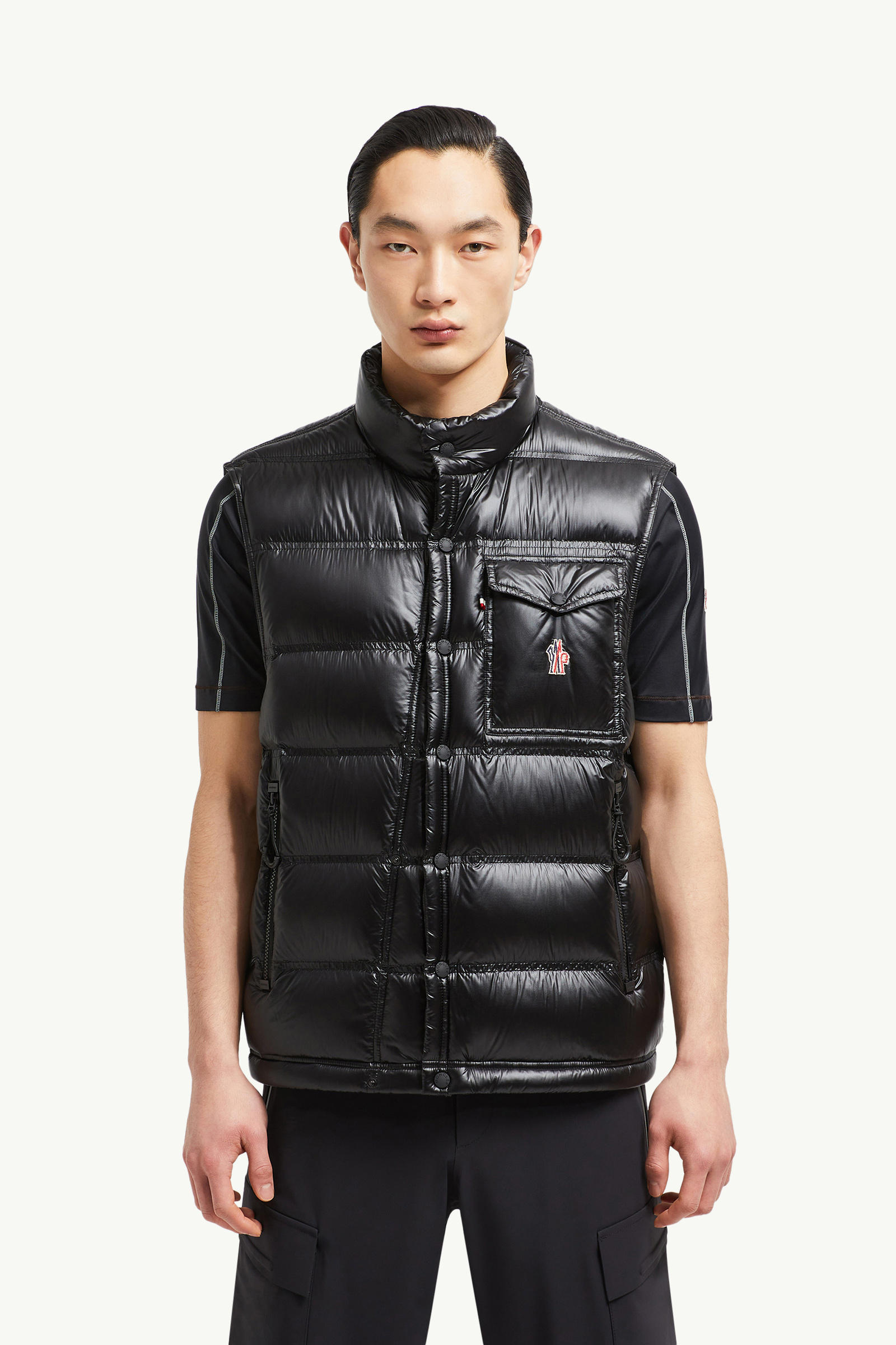 Nantu Daunenweste Herren Schwarz Moncler 3