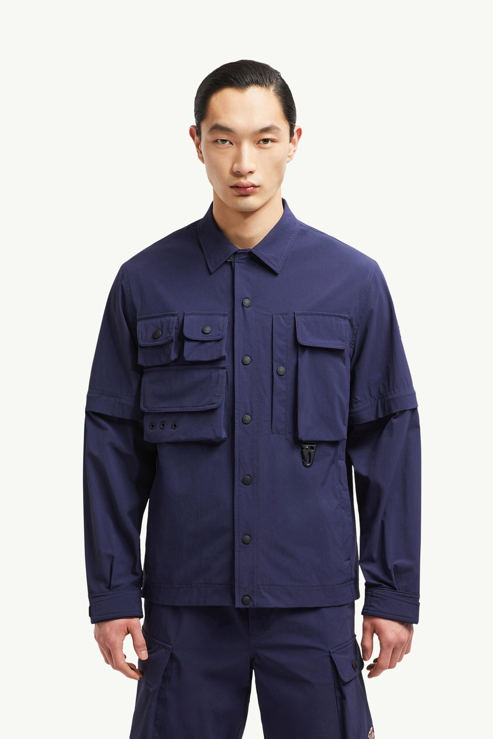 MONCLER ネイビー ジャケット Navy Blue Tatra 2-in-1 Water-Repellent Field Jacket - Shirt